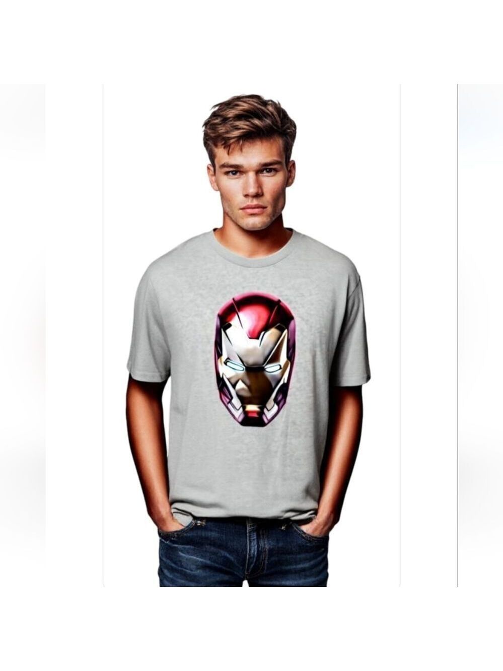 Men's Collectible Iron Man Graphic Tshirt. BY0L